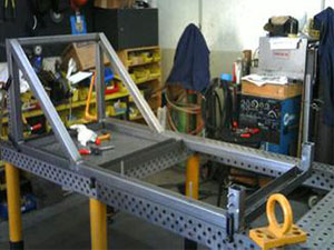 三維柔性焊接工裝組合平臺
